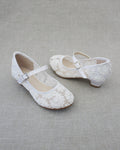 Crochet Lace Mary Jane Heels